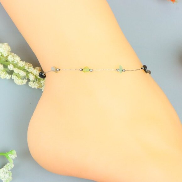 "Handmade Anklet – A Stylish Choice for Women, Thoughtful Gift Idea, EVCH1037 - Picture 7 of 9